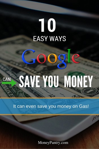 ¡Google puede ahorrarle dinero en cualquier cosa, desde libros y facturas telefónicas hasta gasolina, ropa e incluso tiempo!