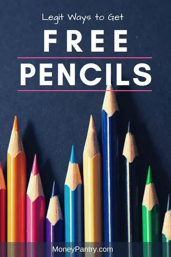 Estas son formas sencillas de obtener muchos lápices gratis por correo (¡se incluyen enlaces a formularios de solicitud de lápices gratis!)...