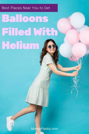 Estos son los mejores lugares donde puedes inflar tus globos con helio barato...