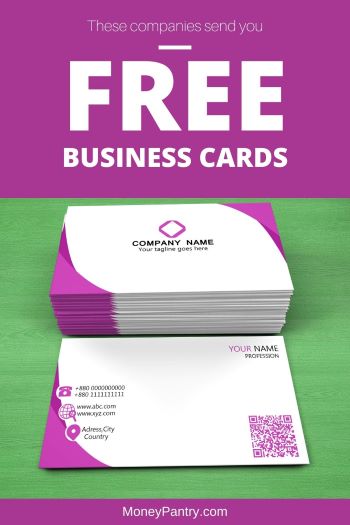 Empresas legítimas que le envían tarjetas de presentación gratuitas por correo, además de sitios para imprimir tarjetas de presentación gratuitas...