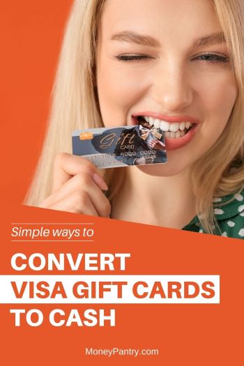 Así es como puede convertir una tarjeta de regalo Visa en efectivo...