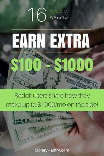 Aquí hay 16 formas en que los usuarios de Reddit ganan hasta $ 1000 al mes en su tiempo libre al margen...