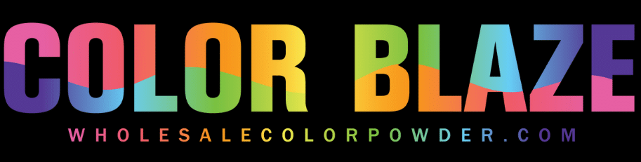 Logotipo de polvo de color al por mayor