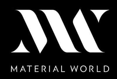 logotipo del mundo material