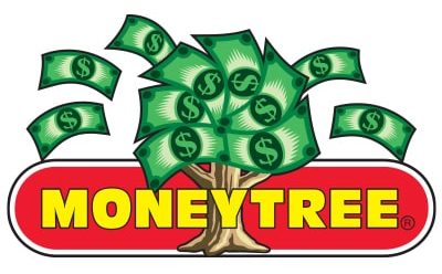 logotipo de árbol de dinero
