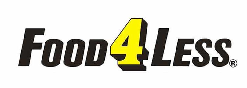 Logotipo de comida 4 menos