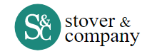 Stover y el logotipo de la empresa