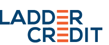 Logotipo de crédito de escalera
