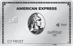 El logotipo de la tarjeta de crédito Platinum Card de American Express
