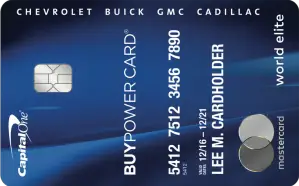 Logotipo de la tarjeta de crédito Capital One BuyPower