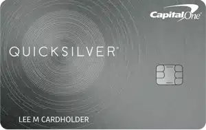 Logotipo de la tarjeta de crédito Capital One QuickSilverOne