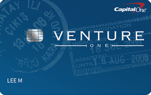 Logotipo de la tarjeta de crédito Capital One VentureOne Rewards