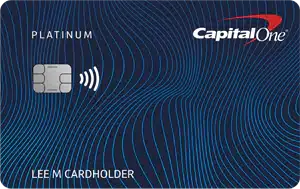 Logotipo de la tarjeta de crédito Capital One Secured Mastercard y Platinum