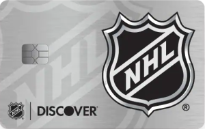Logotipo de la tarjeta de crédito Discover It NHL