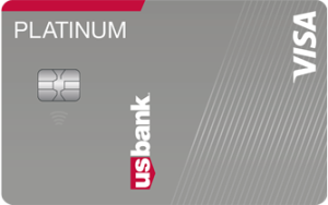 Logotipo de la tarjeta de crédito Visa Platinum de US Bank