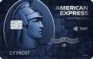 Logotipo de la tarjeta de crédito preferida American Express Blue Cash
