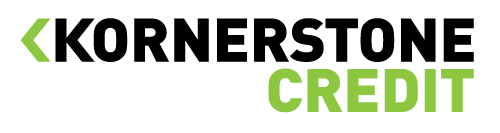 Logotipo de crédito de Kornerstone