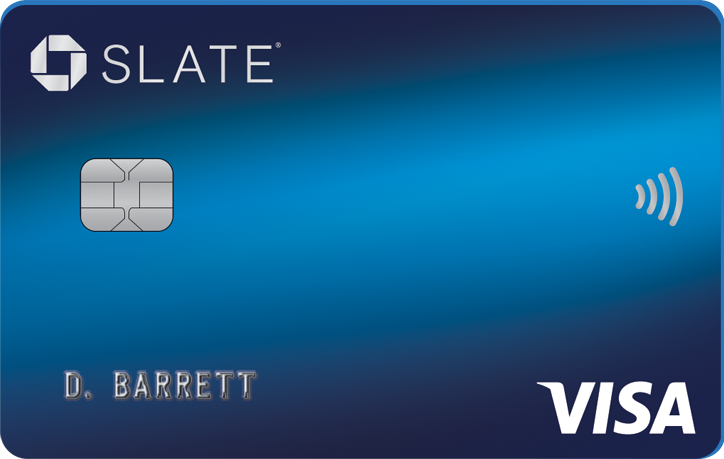 Logotipo de la tarjeta de crédito Chase Slate