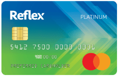 Logotipo de la tarjeta de crédito Reflex Mastercard