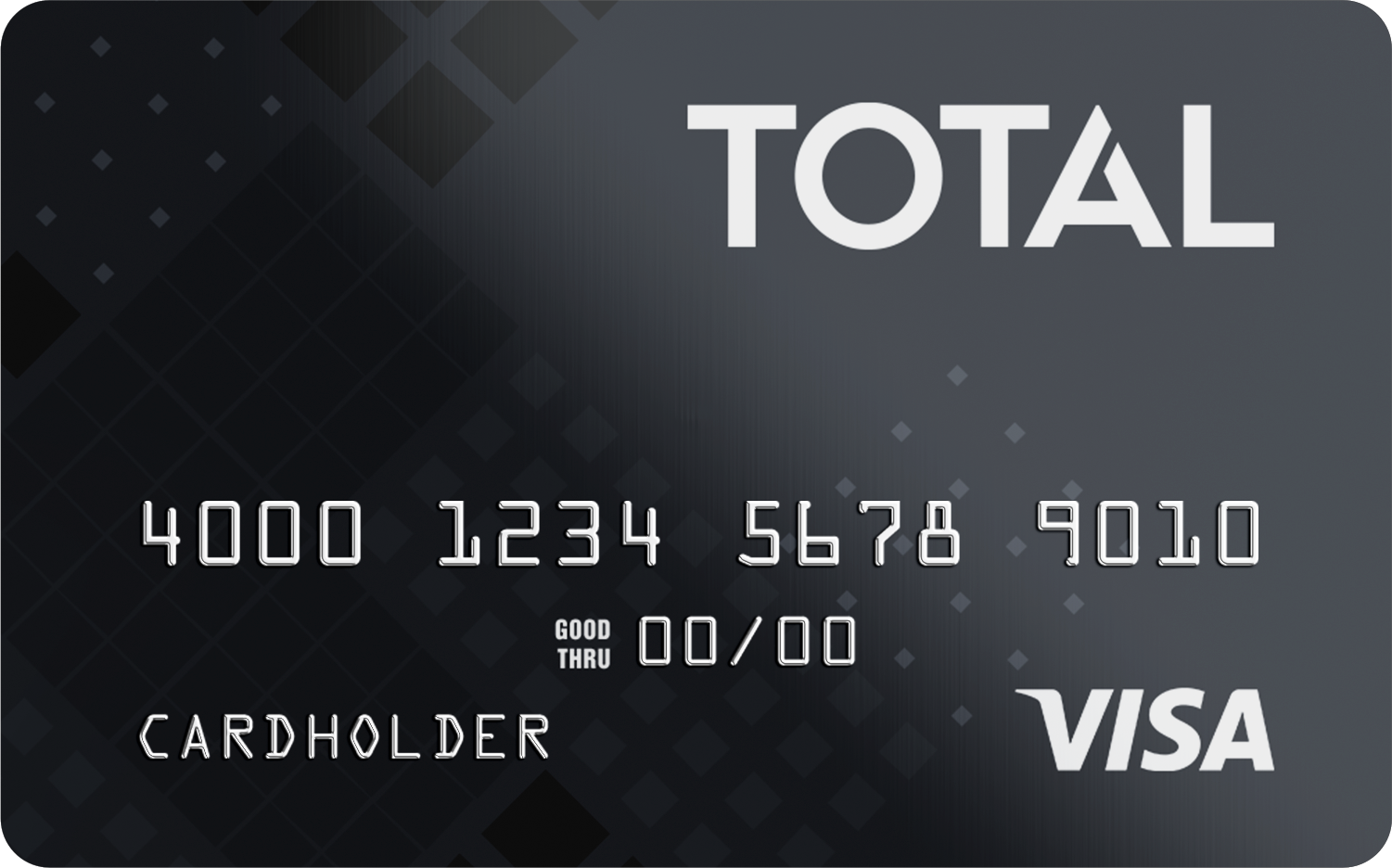 Logotipo total de la tarjeta de crédito Visa