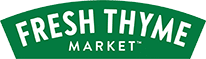 Logotipo del mercado de tomillo fresco