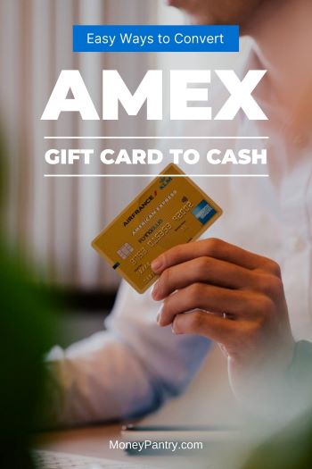 Formas legítimas de convertir su tarjeta de regalo Amex en efectivo hoy...