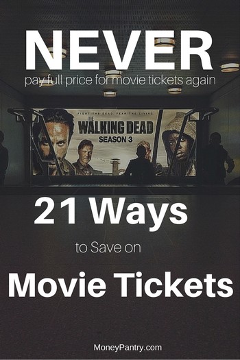 21 maneras de ahorrar en los precios de las entradas de cine