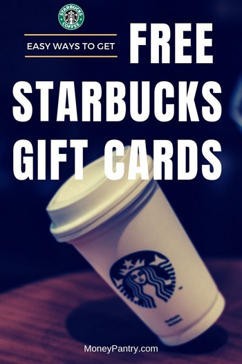 Use estos trucos para obtener tarjetas de regalo de Starbucks gratis para que pueda tomar su próximo café o café con leche sin pagar por ello...