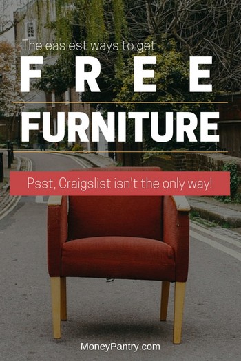 Así es como puede obtener muebles absolutamente gratis cerca de usted...