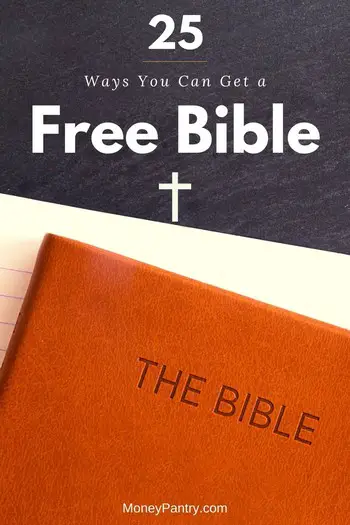 Estas son formas legítimas de obtener una Biblia gratis por correo o descargarla/imprimirla en línea...