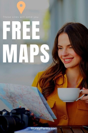 Aquí le mostramos cómo solicitar su mapa en papel gratuito por correo (estados gratuitos y mapa mundial)...