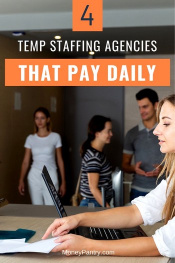 Estas son las mejores agencias de trabajo temporal con pago diario donde puede trabajar hoy y cobrar hoy...