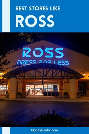 Aquí están las mejores tiendas como Ross Dress for Less donde puedes comprar ropa y decoración para el hogar a bajo precio...
