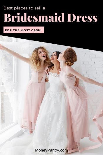 Estos son los mejores sitios para vender un vestido de dama de honor por dinero en efectivo rápidamente...