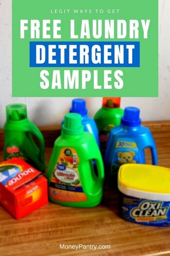 Lista de formas sencillas de obtener detergentes para ropa gratis de marcas como Gain, Tide, Downy y más...