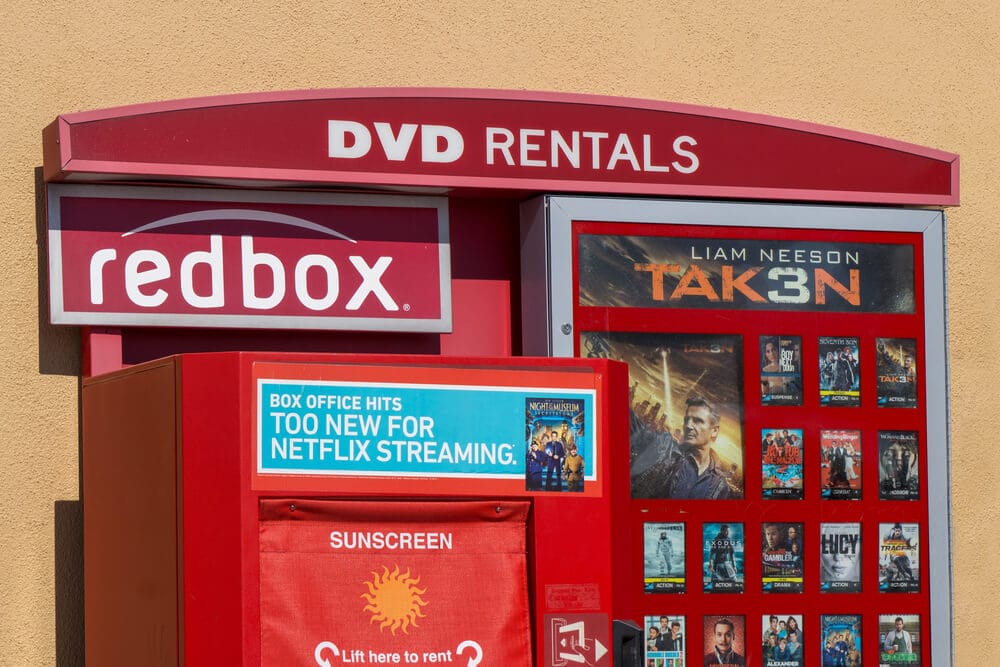 Quiosco de alquiler de DVD Redbox