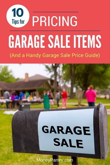 Esta guía de precios de venta de garaje lo ayudará a ganar la mayor cantidad de dinero sin asustar a los posibles compradores.