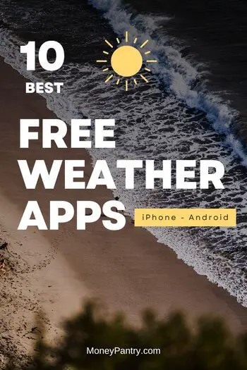 Estas son las principales aplicaciones meteorológicas gratuitas que son precisas (algunas sin anuncios)...