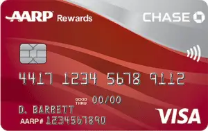 Logotipo de la tarjeta de crédito AARP de Chase