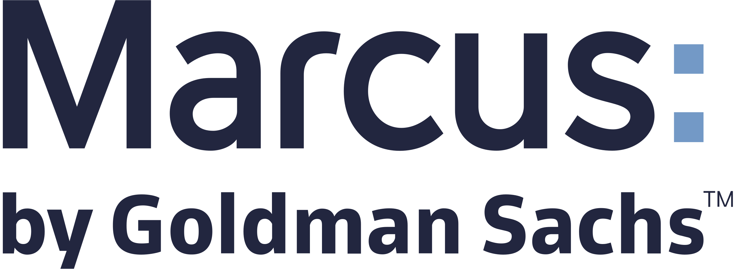 Logotipo de Marcus por Goldman Sachs
