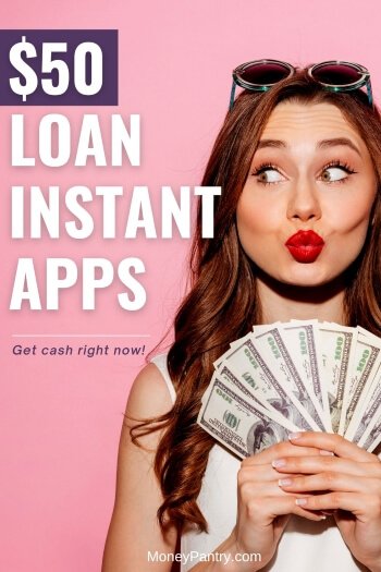 Las mejores aplicaciones de préstamos instantáneos de $50 que le permiten pedir prestados $50 (o más) al instante (algunos sin depósito directo ni verificación de crédito)...