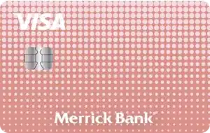 Logotipo de la tarjeta de crédito Visa asegurada de Merrick Bank