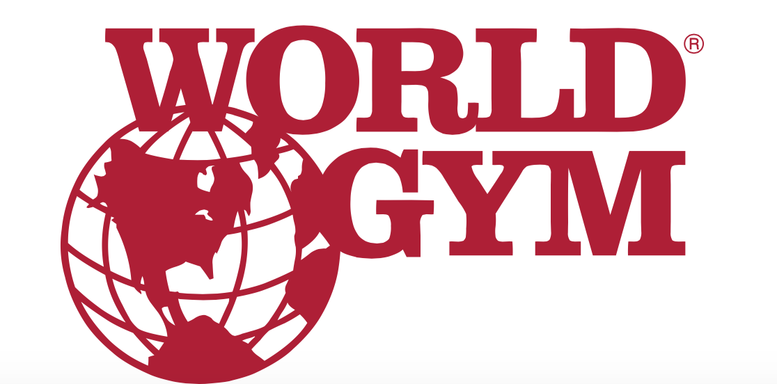 logotipo de gimnasio mundial
