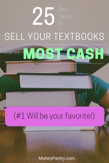 ¿Necesita dinero en efectivo para el próximo semestre para comprar libros nuevos?  Vende tus libros viejos usando uno de estos lugares para obtener la mayor cantidad de efectivo por cada libro de texto viejo...