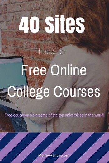 40 lugares donde puedes tomar cursos universitarios gratuitos en línea de forma gratuita