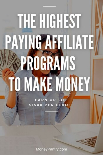 Los mejores programas de marketing de afiliación (mejor pagados) que puede usar para ganar dinero en línea...