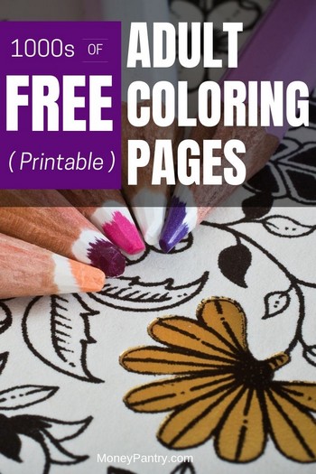 ¡No necesitas pagar $20 por un libro para colorear!  ¡Imprima estas increíbles páginas para colorear para adultos gratis y diviértase sin gastar un centavo!