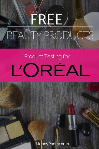 Obtiene cosméticos y productos de belleza gratuitos como panelista de pruebas de consumidores de L'Oréal.