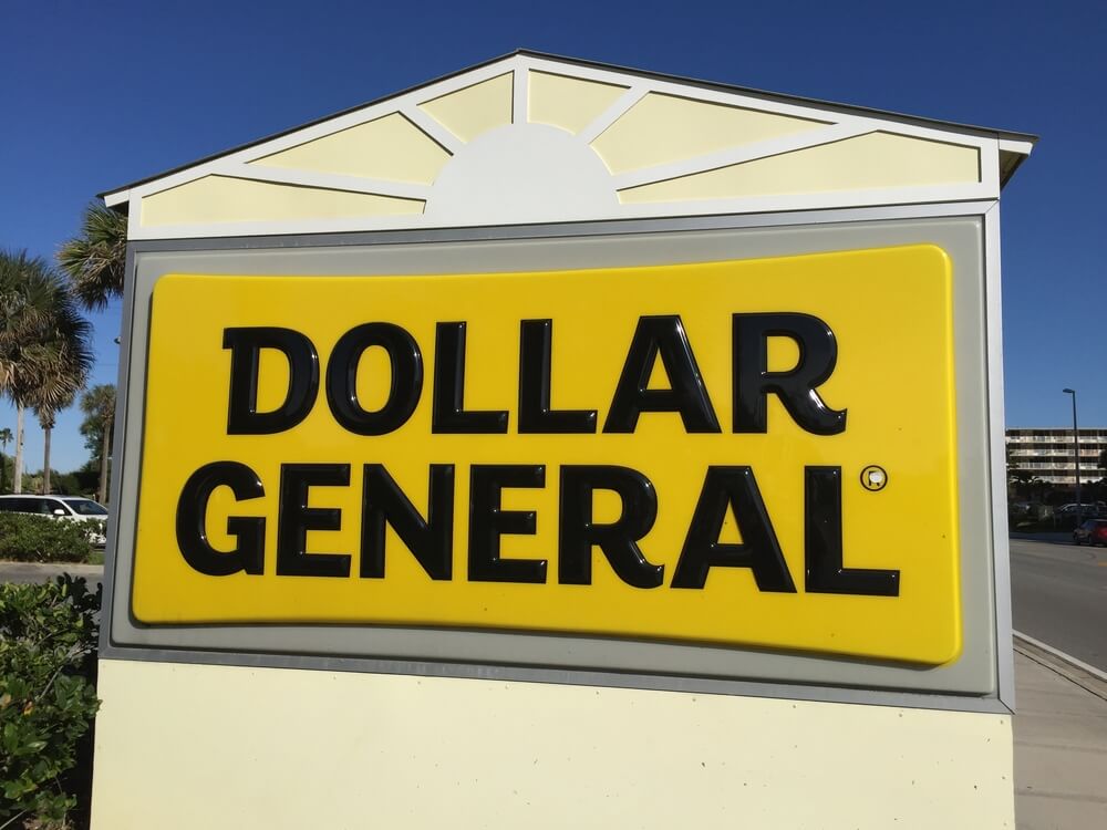 Signo de dólar general