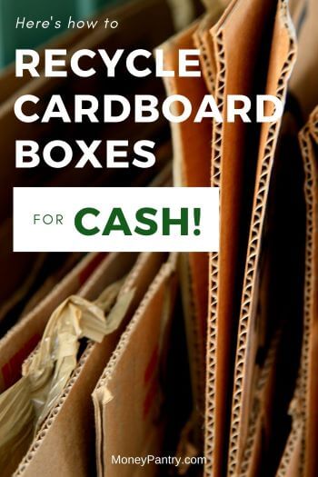 Así es como puede reciclar cajas de cartón usadas por dinero cerca de usted o en línea (y cómo obtener cartón gratis)...
